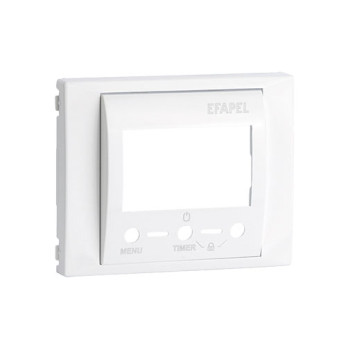 Centro Efapel Série Sirius 70 branco para termostato Centro Efapel Série Sirius 70 branco para termostato