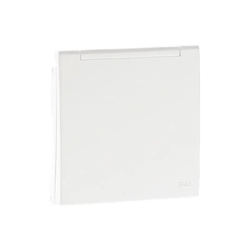 Centro schuko Efapel Série Logus 90 branco IP 44 com tampa e obturador Centro schuko Efapel Série Logus 90 branco IP 44 com tampa e obturador