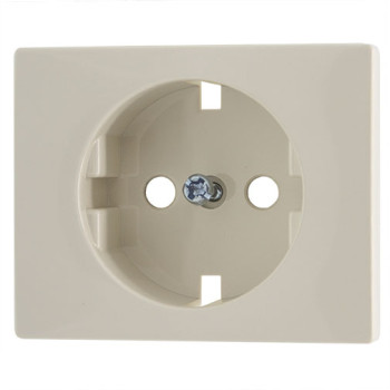 Centro schuko Efapel Série Sirius 70 marfim com obturador Centro schuko Efapel Série Sirius 70 marfim com obturador