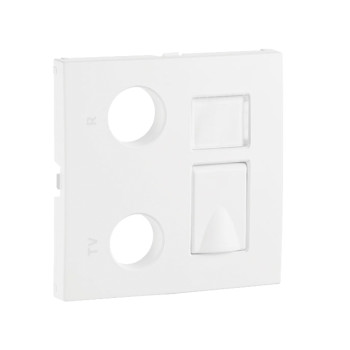 Centro tomada mista Efapel Série Logus 90 R-TV-RJ 45/R-TV-RJ 45-FO marfim Centro tomada mista Efapel Série Logus 90 R-TV-RJ 45/R-TV-RJ 45-FO marfim