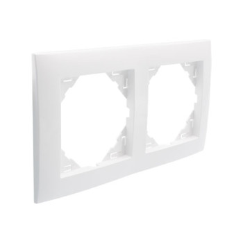 Espelho duplo Efapel Série Logus 90 branco