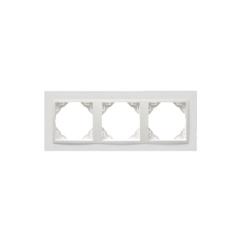 Espelho triplo Efapel Série Quadro 45 branco Espelho triplo Efapel Série Quadro 45 branco