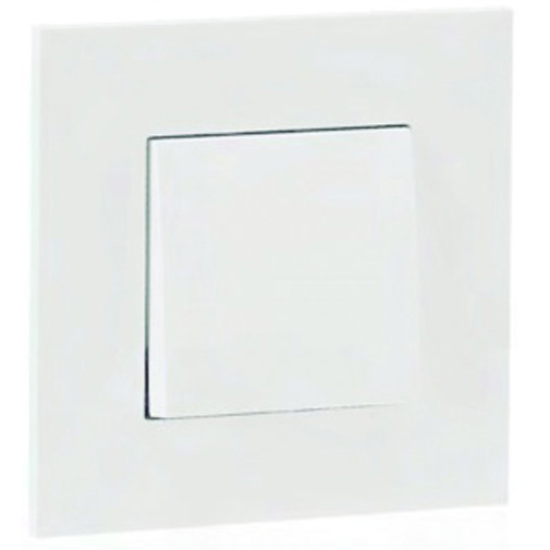 Interruptor unipolar Efapel Série Quadro 45 2 módulos branco Interruptor unipolar Efapel Série Quadro 45 2 módulos branco