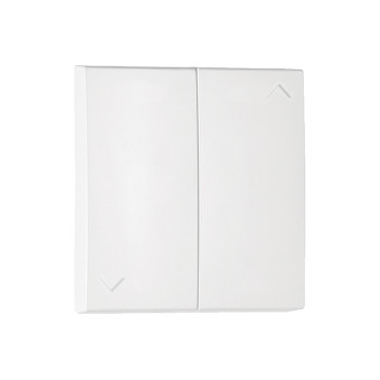 Tecla Efapel Série Logus 90 branca para botão duplo persiana