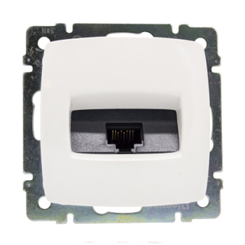 Tomada Efapel Série Suno RJ 45 CAT.6 branca - 1XUTP Tomada Efapel Série Suno RJ 45 CAT.6 branca - 1XUTP