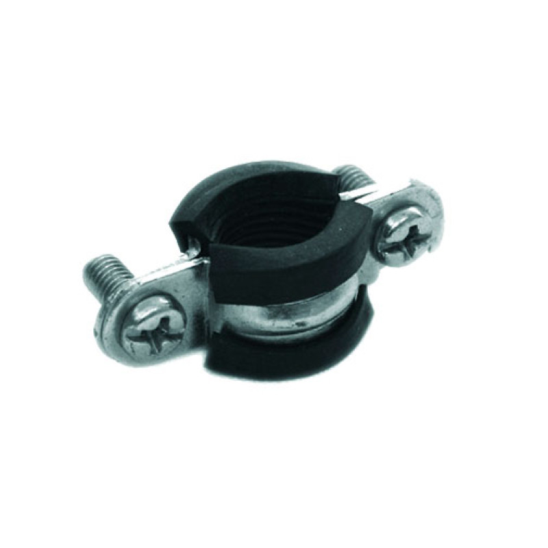 Abraçadeira isofónica M6 12 mm com borracha Abraçadeira isofónica M6 12 mm com borracha