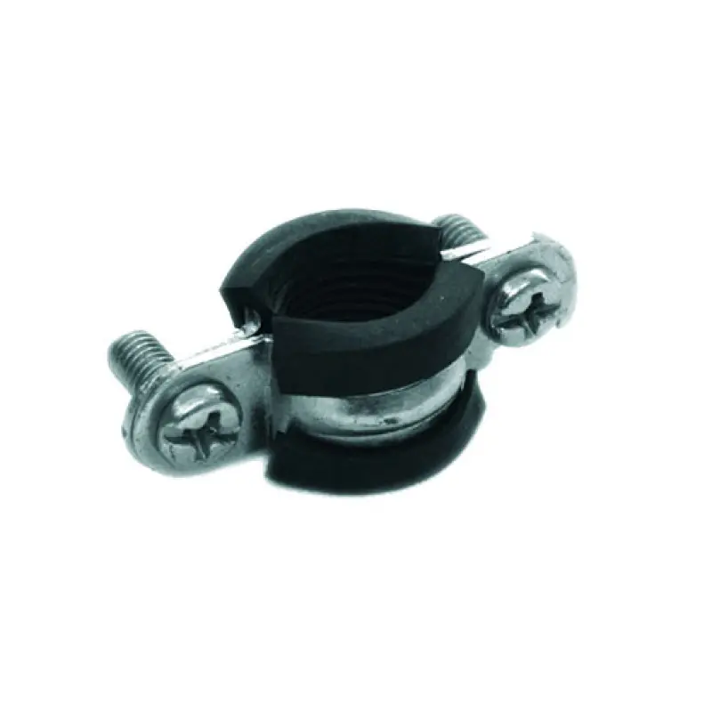 Abraçadeira isofónica M6 18 mm com borracha Abraçadeira isofónica M6 18 mm com borracha
