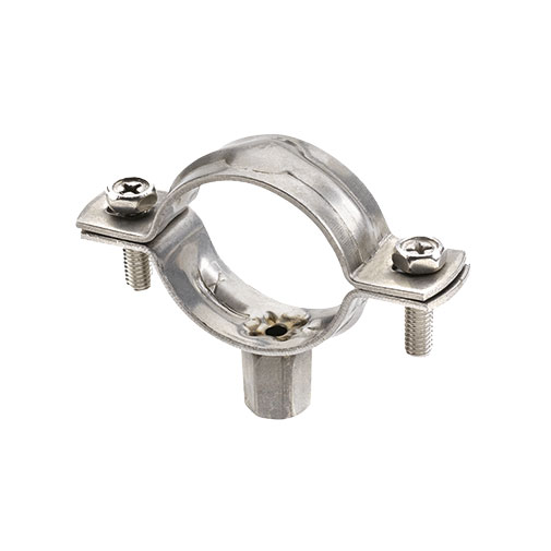 Abraçadeira M8/M10 4.1/2" com borracha - 125 mm Abraçadeira M8/M10 4.1/2" com borracha - 125 mm