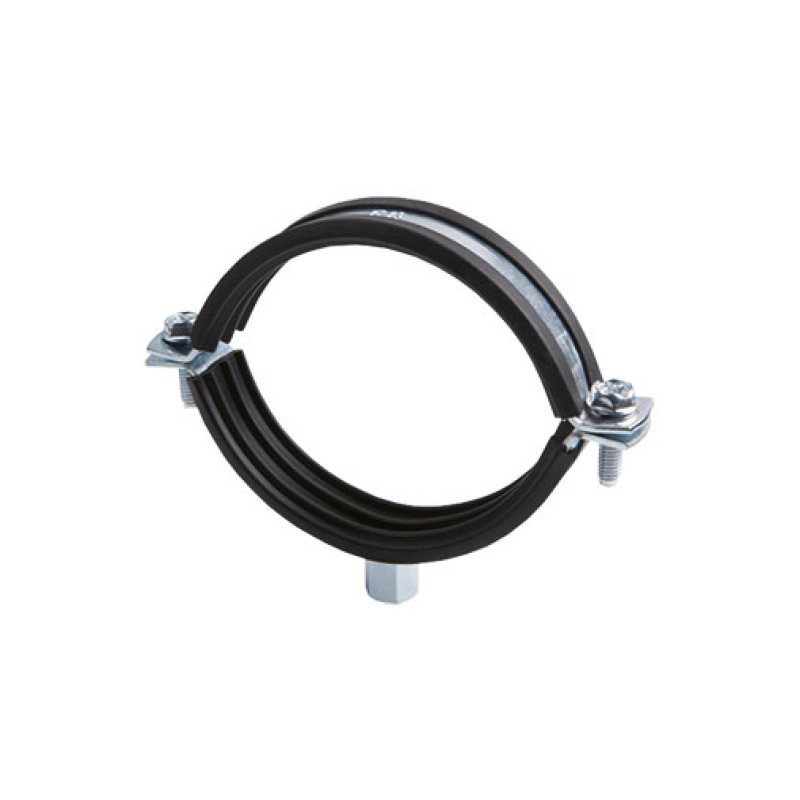 Abraçadeira M8+M10 100 mm-3.1/2" com borracha Abraçadeira M8+M10 100 mm-3.1/2" com borracha