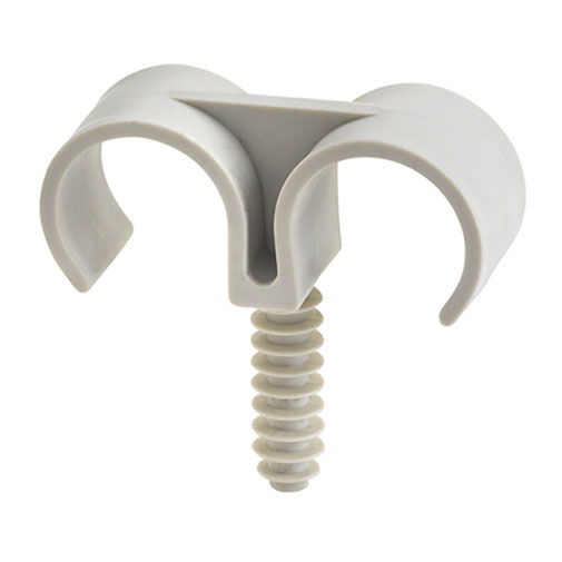 Abraçadeira plástica dupla 22 mm Abraçadeira plástica dupla 22 mm