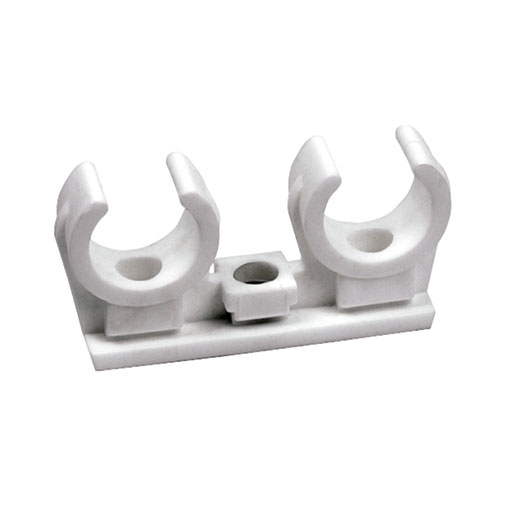 Abraçadeira PP dupla branco 8x0mm Abraçadeira PP dupla branco 8x0mm