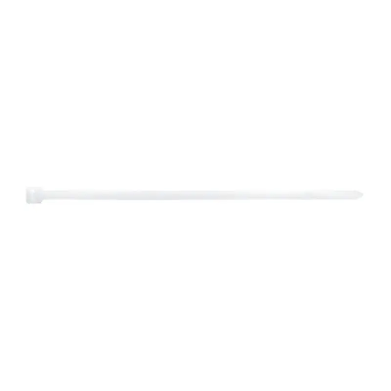 Abraçadeira serrilha 3,6 x 200 mm branca (saco 100 unidades)