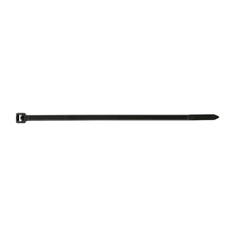 Abraçadeira serrilha 3,6 x 370 mm preta (saco 100 unidades)