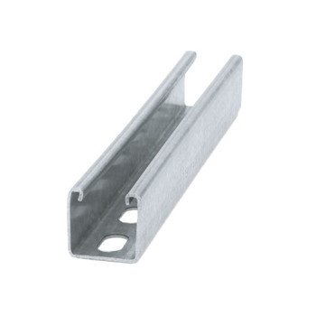 Calha perfurada galvanizada 41 x 41 x 2 x 3000 mm Calha perfurada galvanizada 41 x 41 x 2 x 3000 mm