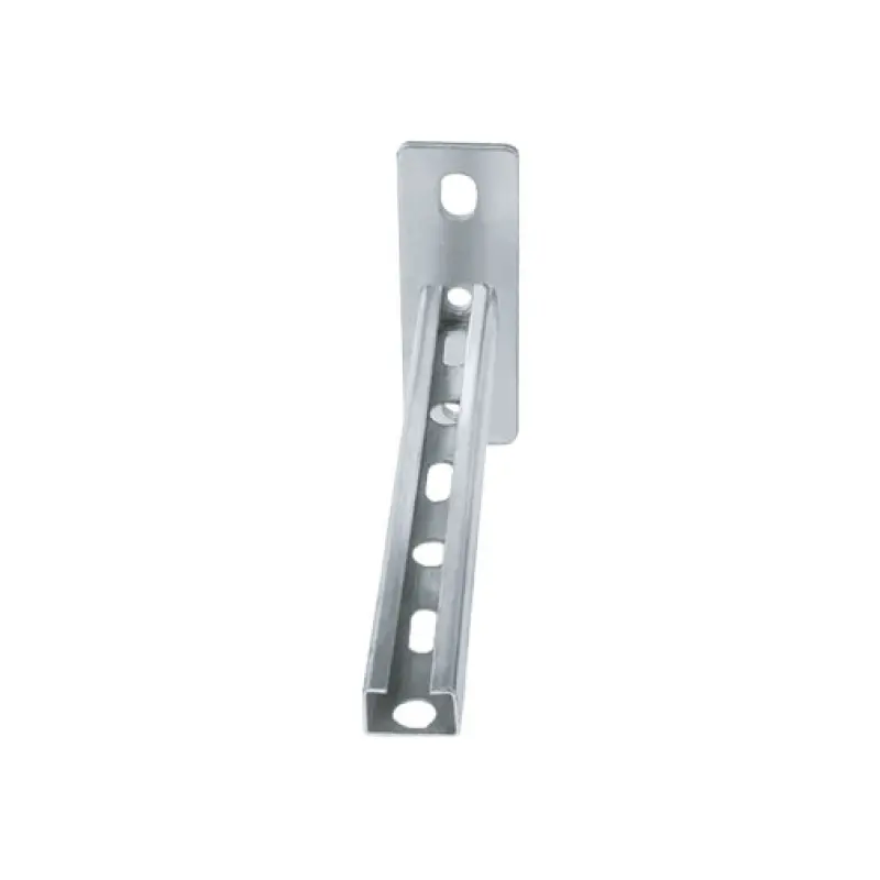 Suporte perfurado zincado 27 x 18 x 1,25 x 300 mm Suporte perfurado zincado 27 x 18 x 1,25 x 300 mm