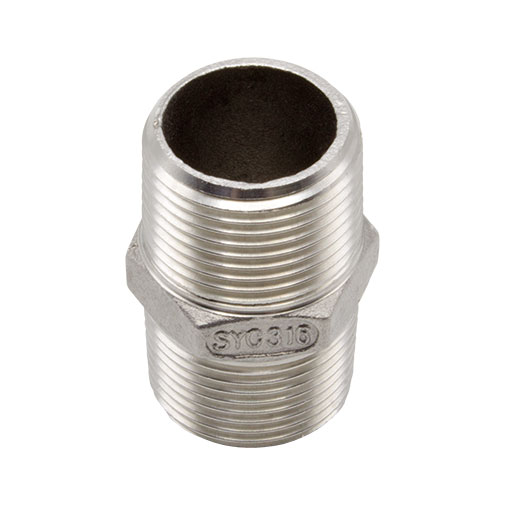 Casquilho duplo inox Atusa 1.1/4" M Casquilho duplo inox Atusa 1.1/4" M
