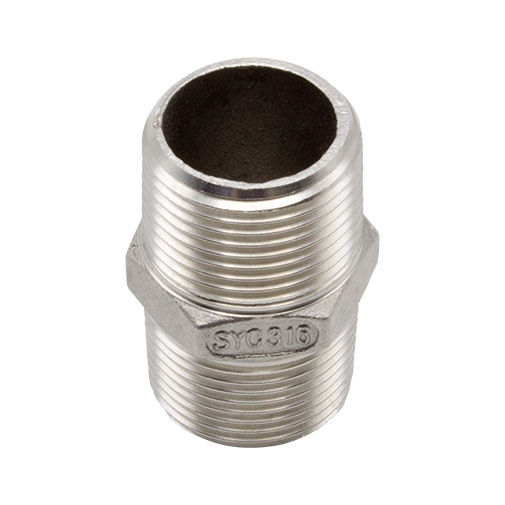 Casquilho duplo inox Atusa 1/2" M Casquilho duplo inox Atusa 1/2" M