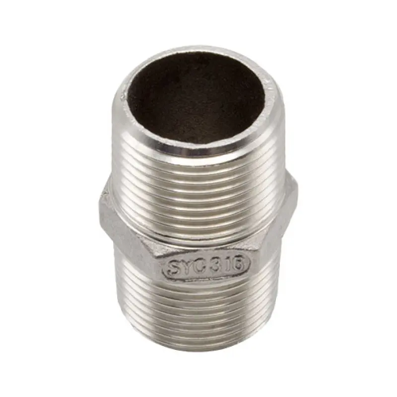 Casquilho duplo inox Atusa 3/4" M Casquilho duplo inox Atusa 3/4" M