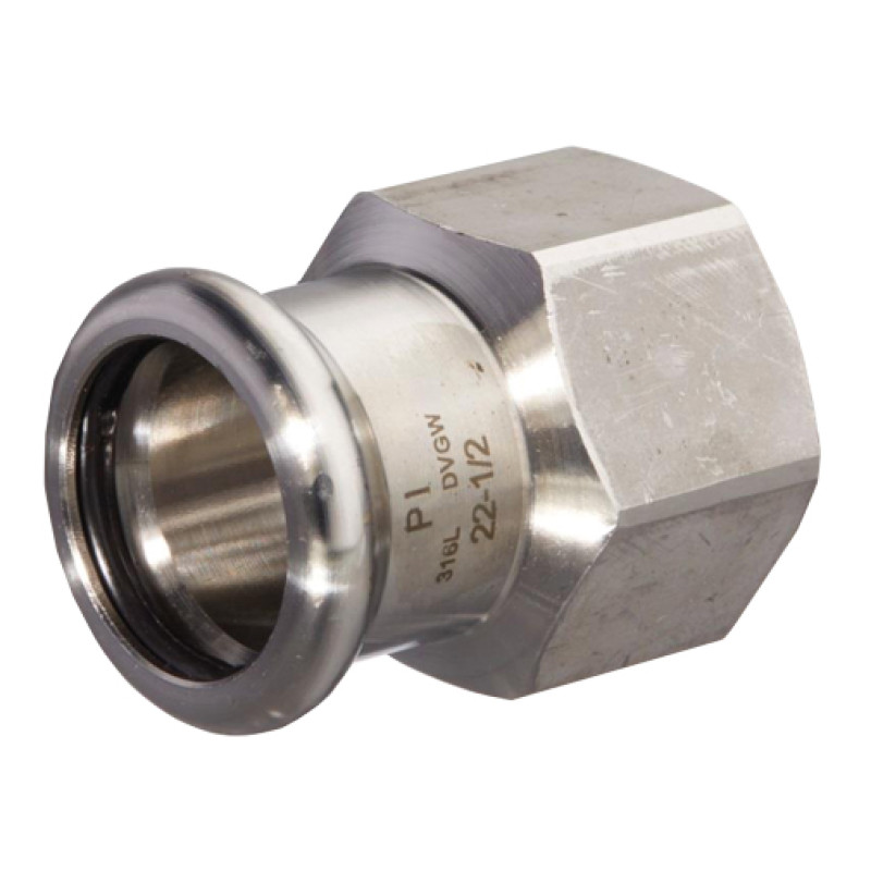 Casquilho press 15 mm x 3/4" FF Casquilho press 15 mm x 3/4" FF