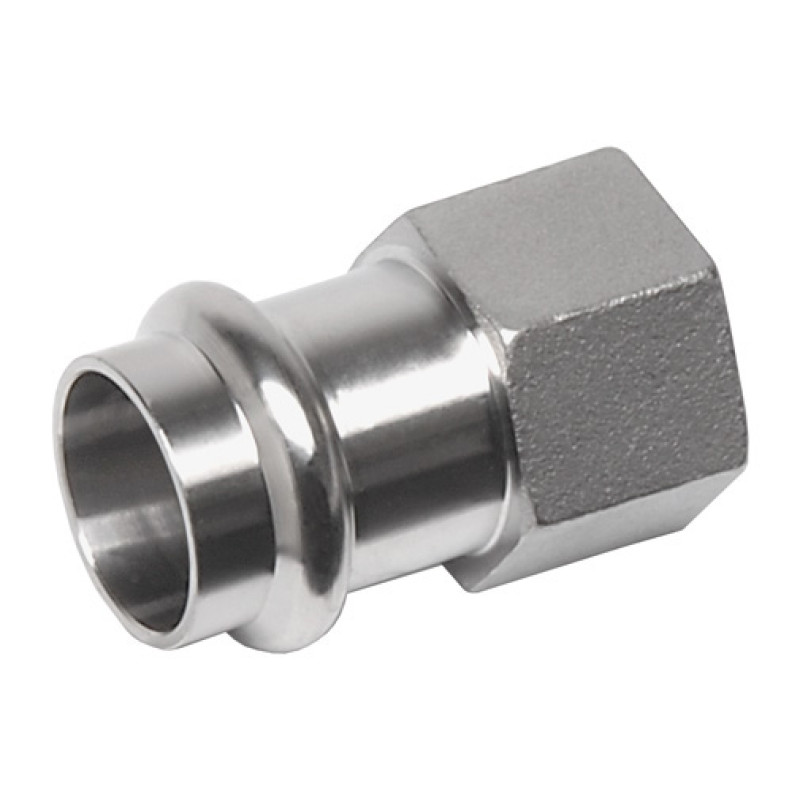 Casquilho transição press Sanha Nirosan 9270G 22 mm x 3/4" F Casquilho transição press Sanha Nirosan 9270G 22 mm x 3/4" F