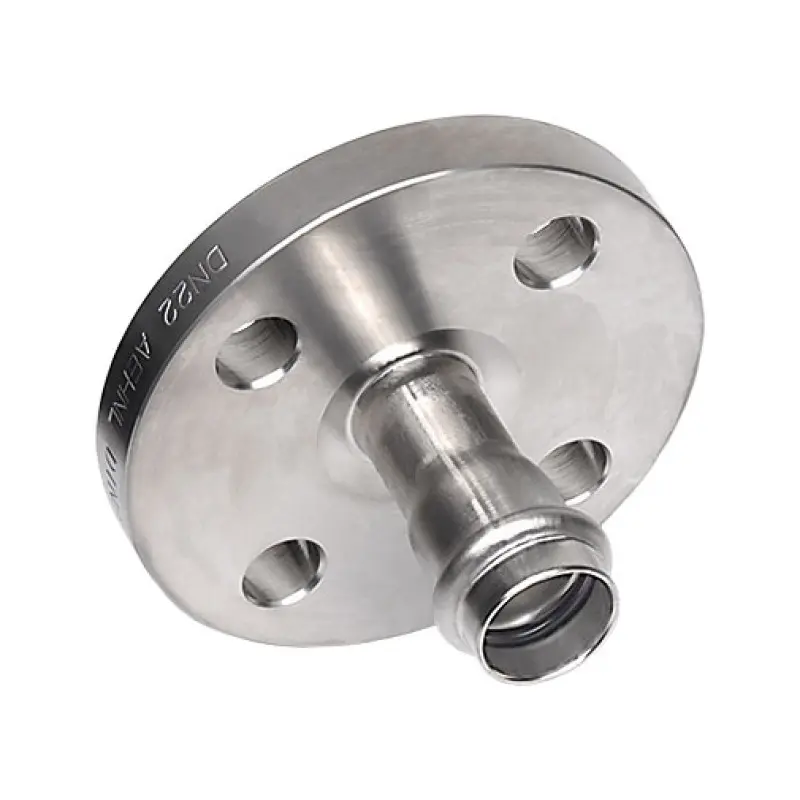 Flange transição press Sanha 88,9 mm (DN80 - 4 furos) PN10 DIN2576 Flange transição press Sanha 88,9 mm (DN80 - 4 furos) PN10 DIN2576