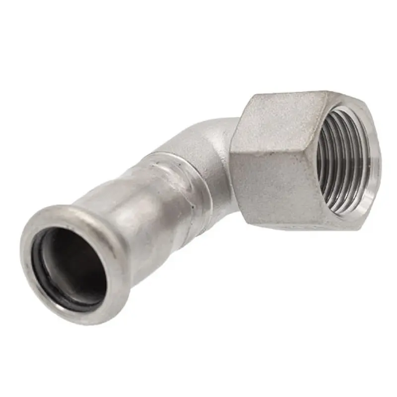 Joelho 90º press 22 mm x 3/4" FM Joelho 90º press 22 mm x 3/4" FM
