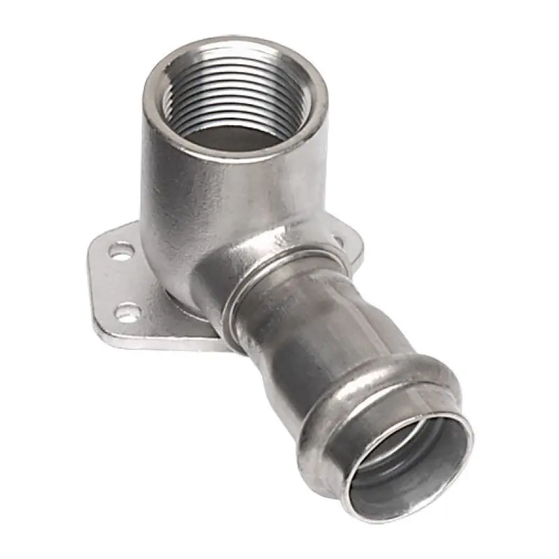 Joelho press Sanha Nirosan 9472G 18 mm x 1/2" F com pater Joelho press Sanha Nirosan 9472G 18 mm x 1/2" F com pater
