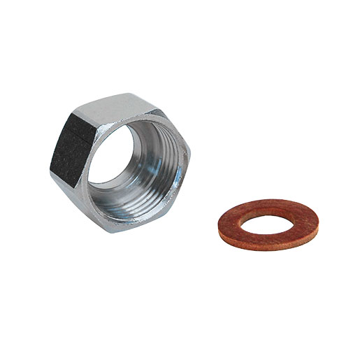 Kit porca 3/4" F x 12 mm (10 unidades) Kit porca 3/4" F x 12 mm (10 unidades)