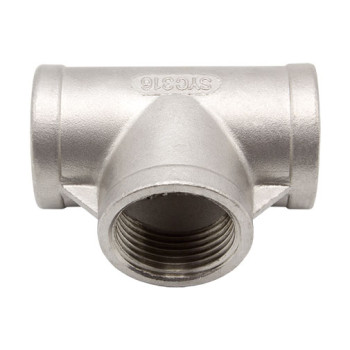 Tê simples inox Atusa 1" F