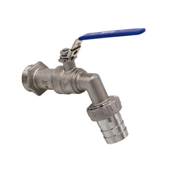 Torneira esfera inox 1" com junção para jardim Torneira esfera inox 1" com junção para jardim