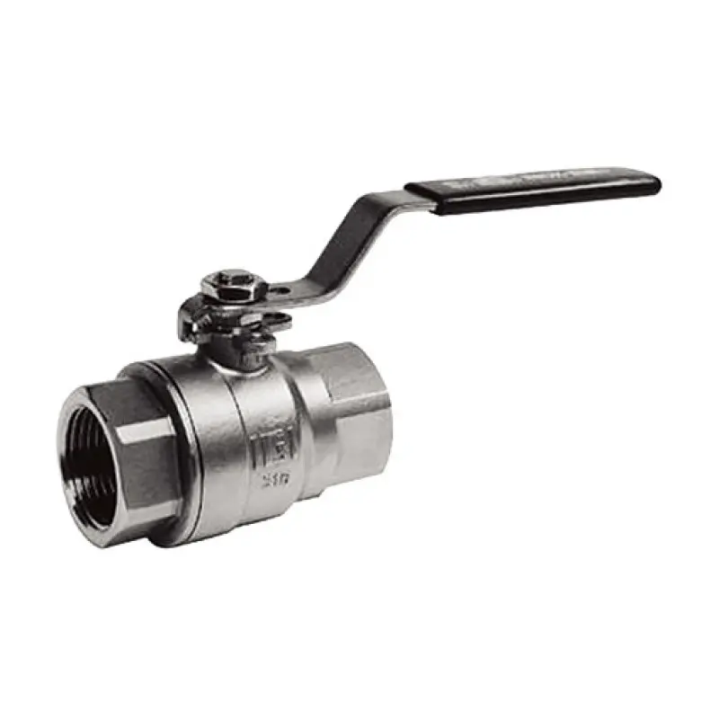Válvula esfera inox 1.1/2" F com 2 corpos roscados Válvula esfera inox 1.1/2" F com 2 corpos roscados