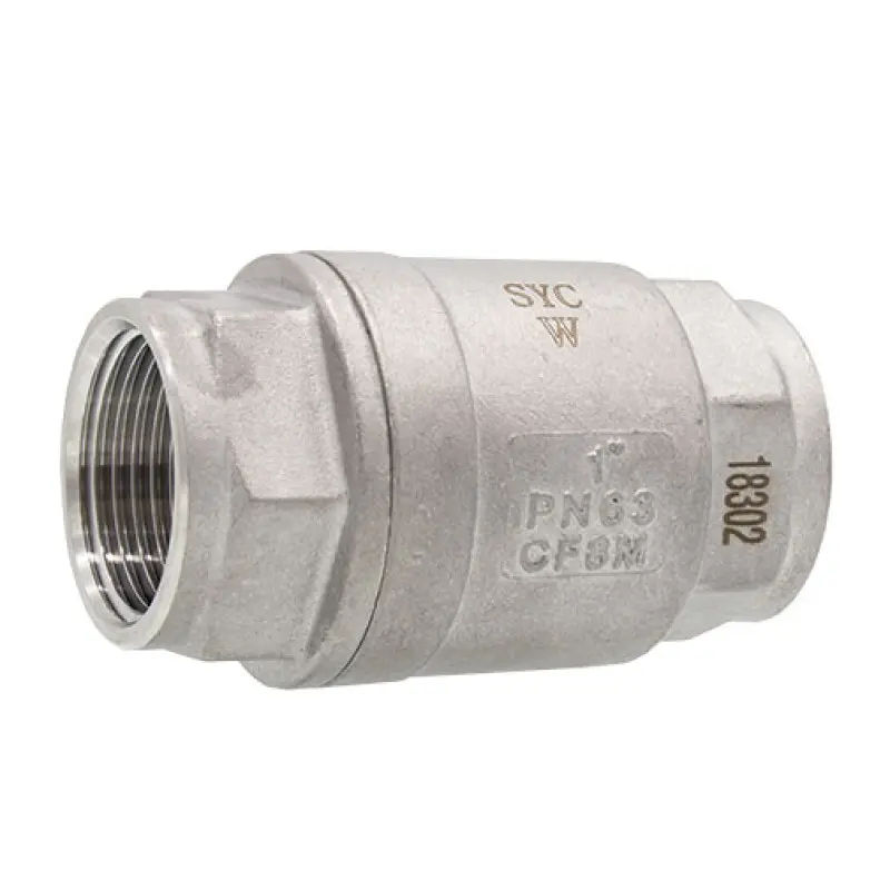Válvula retenção inox 1.1/4" PN63 Válvula retenção inox 1.1/4" PN63