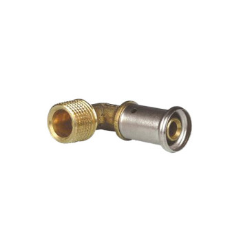 Joelho press metálico Henco 16 mm x 1/2" M Joelho press metálico Henco 16 mm x 1/2" M