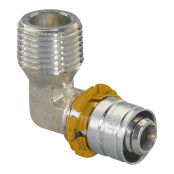 Joelho press Uponor 20 mm x 1/2" M Joelho press Uponor 20 mm x 1/2" M