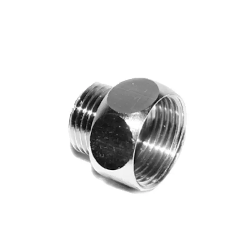 Aumento latão 1/2" F x 3/8" M cromado
