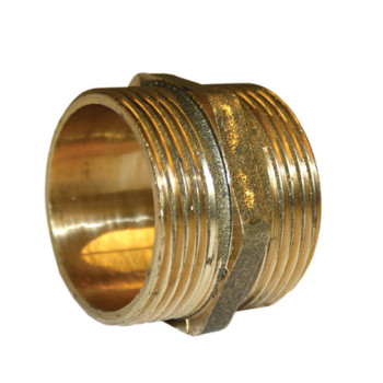 Casquilho duplo latão 1/2" Casquilho duplo latão 1/2"