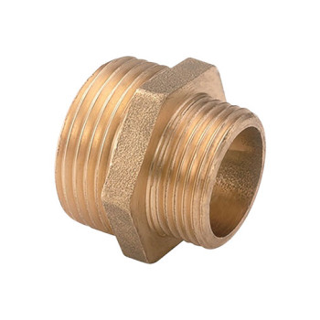 Casquilho duplo latão 1/2" x 3/8" x 10 mm cromado Casquilho duplo latão 1/2" x 3/8" x 10 mm cromado