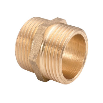 Casquilho duplo latão 3/4" cromado