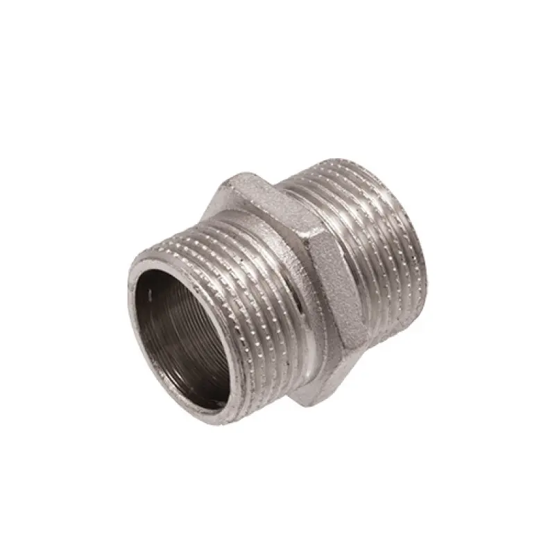 Casquilho duplo latão Eco 1/2" cromado Casquilho duplo latão Eco 1/2" cromado