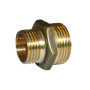 Casquilho duplo redução latão 3/8" x 1/8"