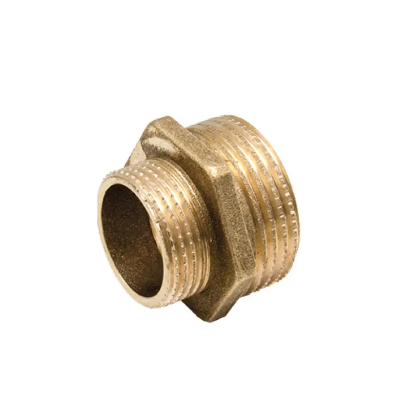 Casquilho duplo redução latão Eco 1" x 3/4" Casquilho duplo redução latão Eco 1" x 3/4"