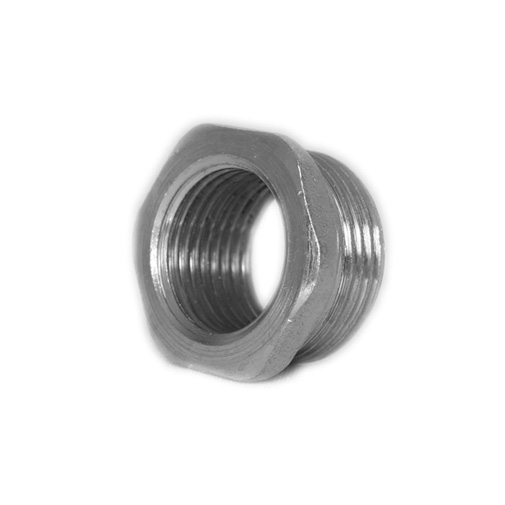 Casquilho latão 1/2" x 3/4" cromado com porca Casquilho latão 1/2" x 3/4" cromado com porca