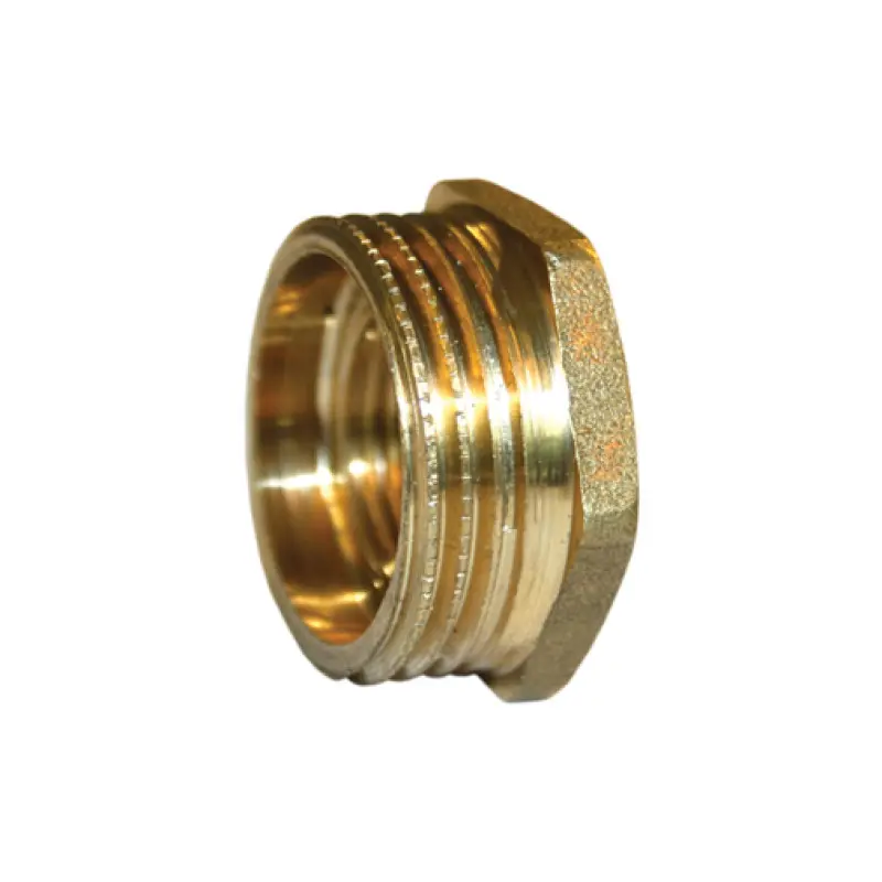 Casquilho redução latão 1.1/2" M x 1/2" F