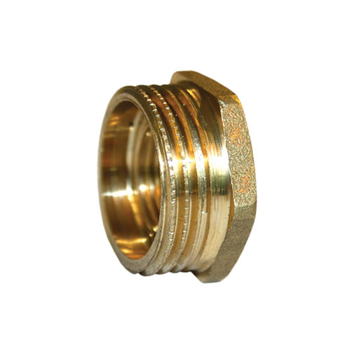Casquilho redução latão 1/2" M x 1/8" F Casquilho redução latão 1/2" M x 1/8" F