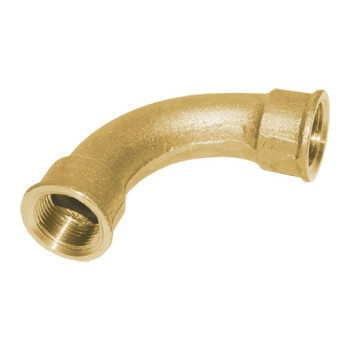Curva 90º latão 1" FF