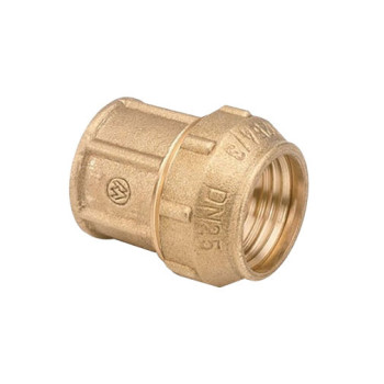 União de aperto latão 1.1/2" F x 50 mm União de aperto latão 1.1/2" F x 50 mm