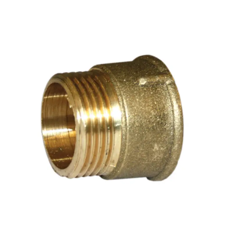 União simples latão 1/2" MF