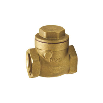 Válvula retenção latão 1/2" FF com postigo metálico Válvula retenção latão 1/2" FF com postigo metálico