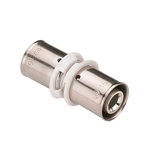 União simples press metálico 16 x 16 mm União simples press metálico 16 x 16 mm