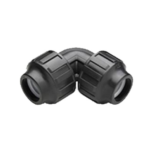 Joelho 90º de aperto PE 16 mm Joelho 90º de aperto PE 16 mm